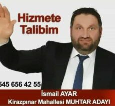 Ayar, muhtar adayı…