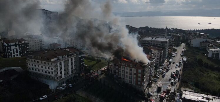 Barış Mahallesi’nde korkutan yangın…