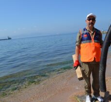 Denizden 2 metre uzunluğunda hortum…