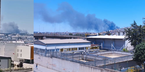 Şekerpınar’da fabrika yangını…