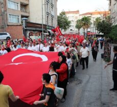 DARICA’DA 15 TEMMUZ YÜRÜYÜŞÜ VE ANMA TÖRENİ DÜZENLENDİ