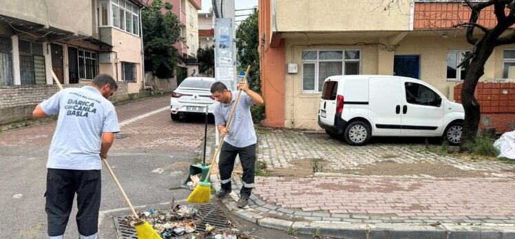 Darıca ekiplerinden sel teyakkuzu