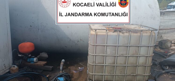 Jandarmadan kaçak akaryakıt operasyonu