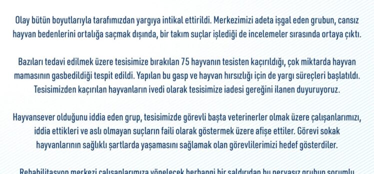 Hayvanseverlik bahane, “gasp ve hırsızlık” şahane…