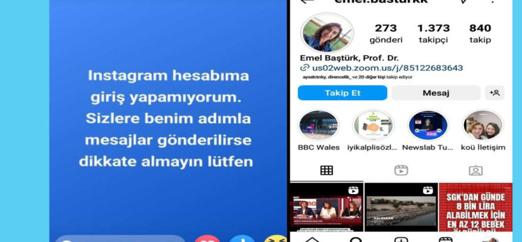 İletişimci Prof. Dr. Baştürk’ün sosyal medya hesabı çalındı…