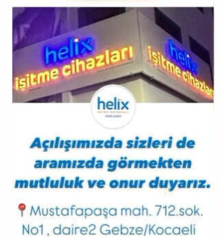 Helix İşitme cihazları 10 Ocak Cuma günü açılıyor